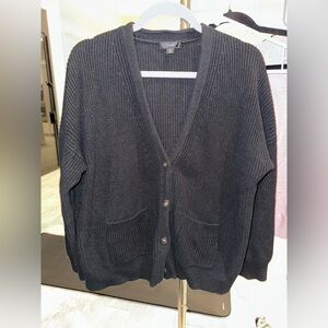 J. Crew Black Cardigan Sweater